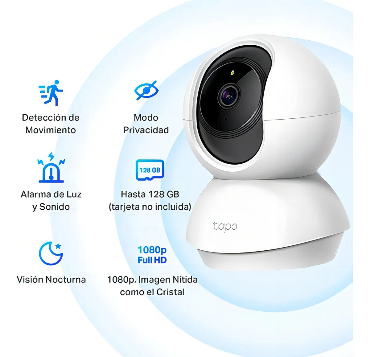 Cámara Wifi TAPO con resolución 2MP